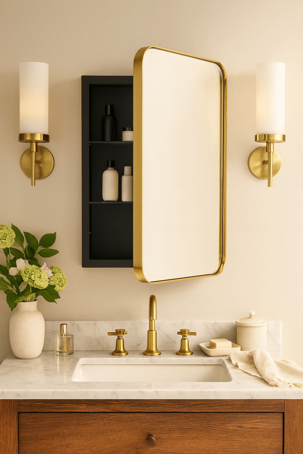 Recessed Medicine Cabinet - TEHOME