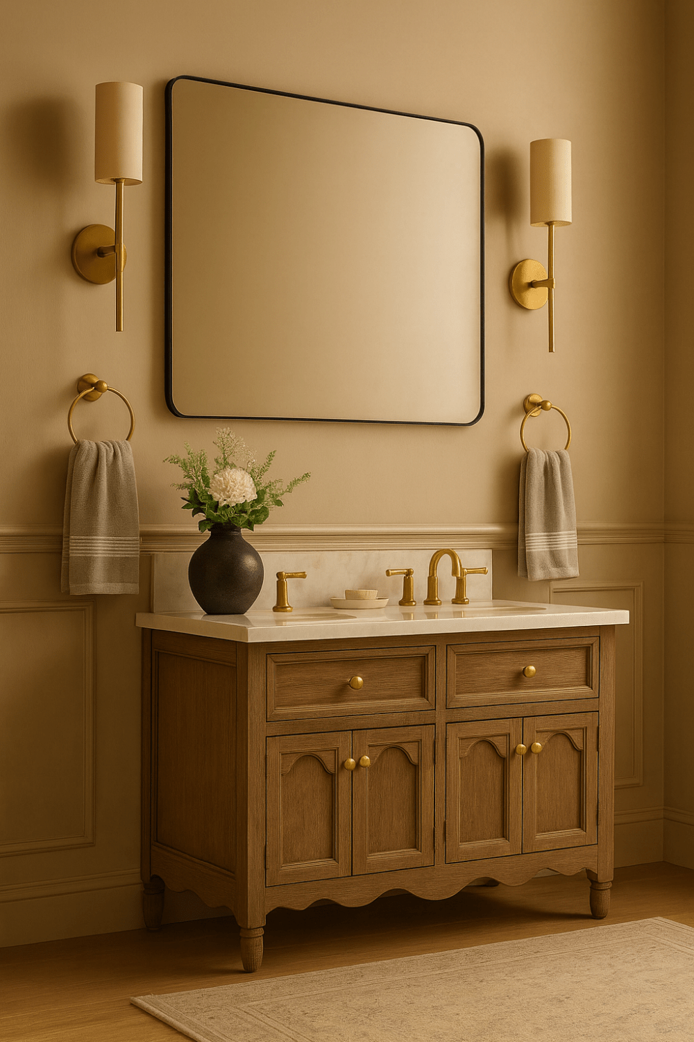 Large Bathroom Mirrors - TEHOME