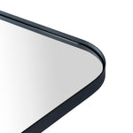 Amelie Modern Arch Large Mantel Mirrors GC-0Y129 Brushed Nickel 34x40" TEHOME