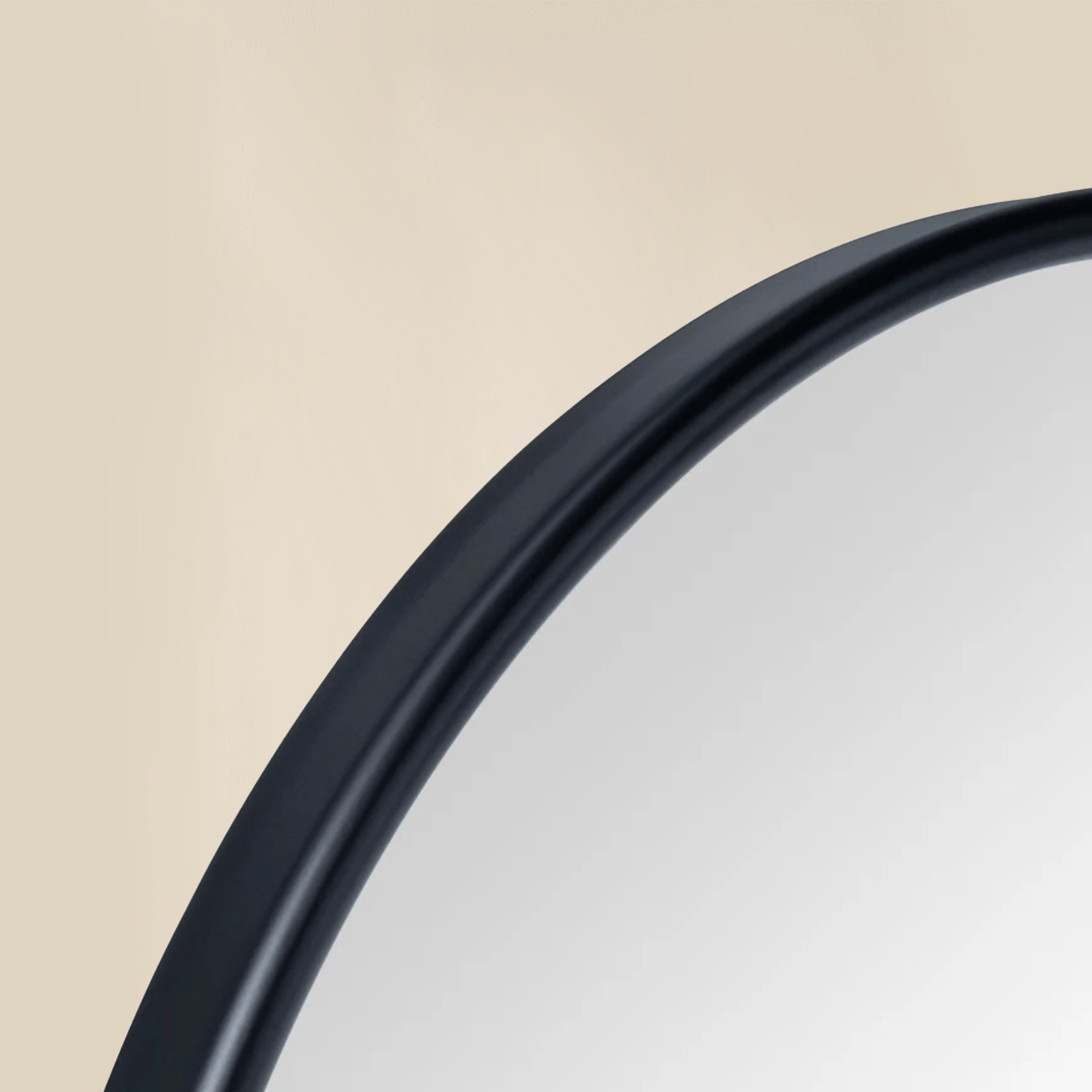 Adlina Farmhouse Round Bathroom Pivot Mirrors GC-00210 Black 24x24" TEHOME
