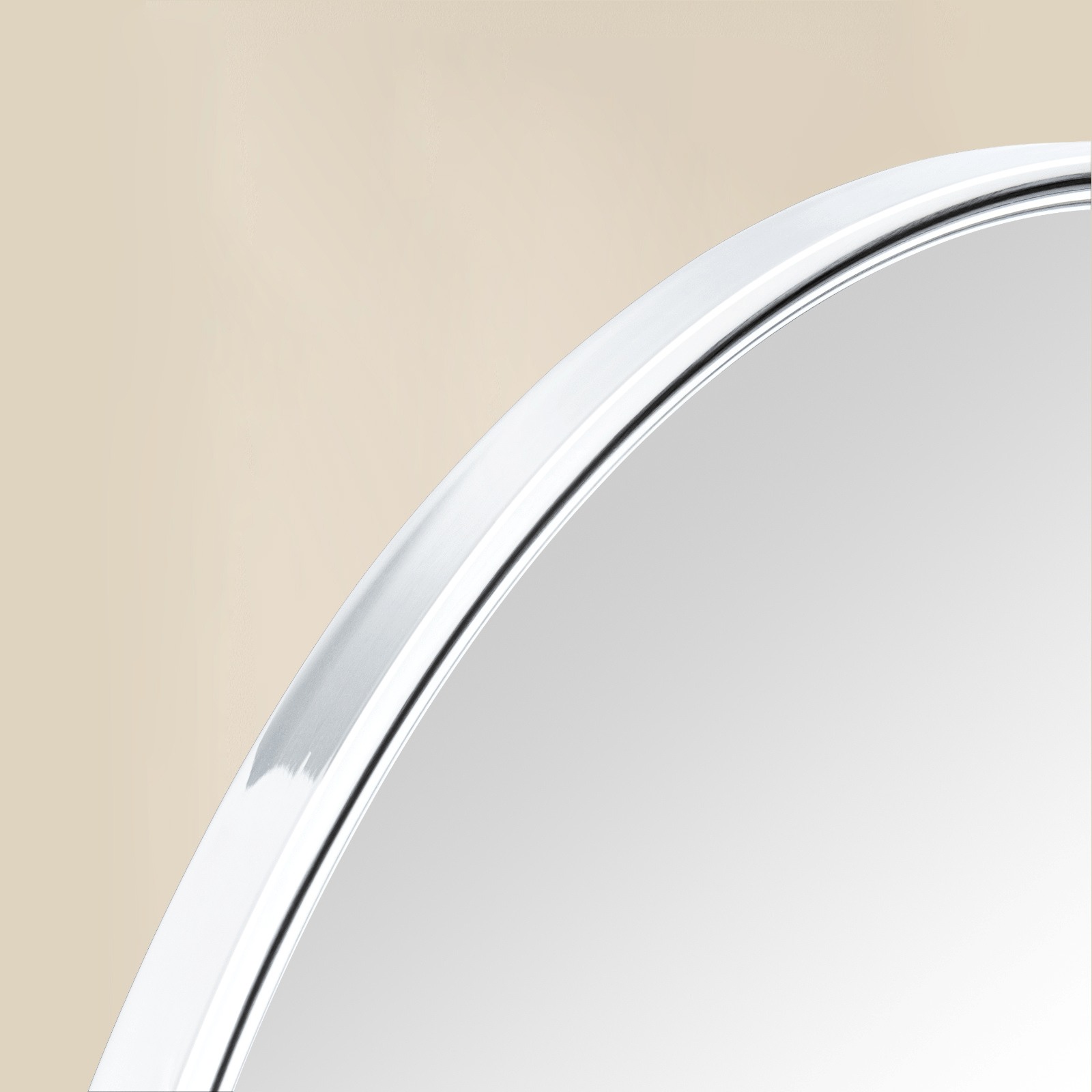 Adlina Farmhouse Round Bathroom Pivot Mirrors GC-00210 Black 24x24" TEHOME