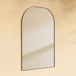 Amell Modern Arch Floor Mirrors,48x72" in Black GC-00793 Black 48"×72" TEHOME