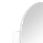 Dake Modern Arch Recessed and Surface Mount Bathroom Medicine Cabinet with Mirrors GC-XB0028 Chrome 24x36" TEHOME
