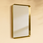 Camellia Modern Rectangle Large Wall Mirrors with Rounded Corners GC-00450 Black 30x40" TEHOME