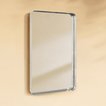 Camellia Modern Rectangle Large Wall Mirrors with Rounded Corners GC-00450 Black 30x40" TEHOME