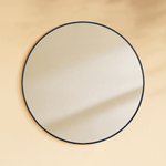 Atelier Modern Round Surface Mount Bathroom Medicine Cabinet with Mirrors, 26" Dia in Black GC-XB0024 Black 26"DIA TEHOME