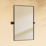 TEHOME Aurielle Modern Rectangle Pivot Mirror Side View