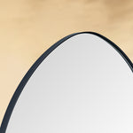 TEHOME Bertlinde Black Modern Irregular Wall Mirrors Detail View