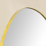 Bertlinde Modern Irregular Wall Mirrors GC-0Y102 Black 30x22" TEHOME