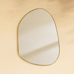 Bertlinde Modern Irregular Wall Mirrors GC-0Y102 Black 30x22" TEHOME