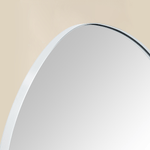 Bertlinde Modern Irregular Wall Mirrors GC-0Y102 Black 30x22" TEHOME