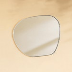 Bertlinde Modern Irregular Wall Mirrors GC-0Y102 Black 30x22" TEHOME