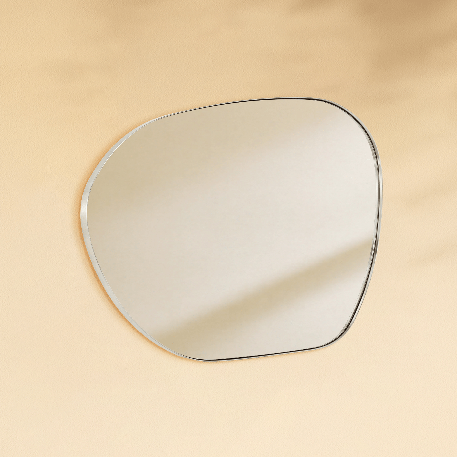 Bertlinde Modern Irregular Wall Mirrors GC-0Y102 Black 30x22" TEHOME