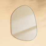 Bertlinde Modern Irregular Wall Mirrors GC-0Y102 Black 30x22" TEHOME