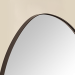 Bertlinde Modern Irregular Wall Mirrors GC-0Y102 Black 30x22" TEHOME