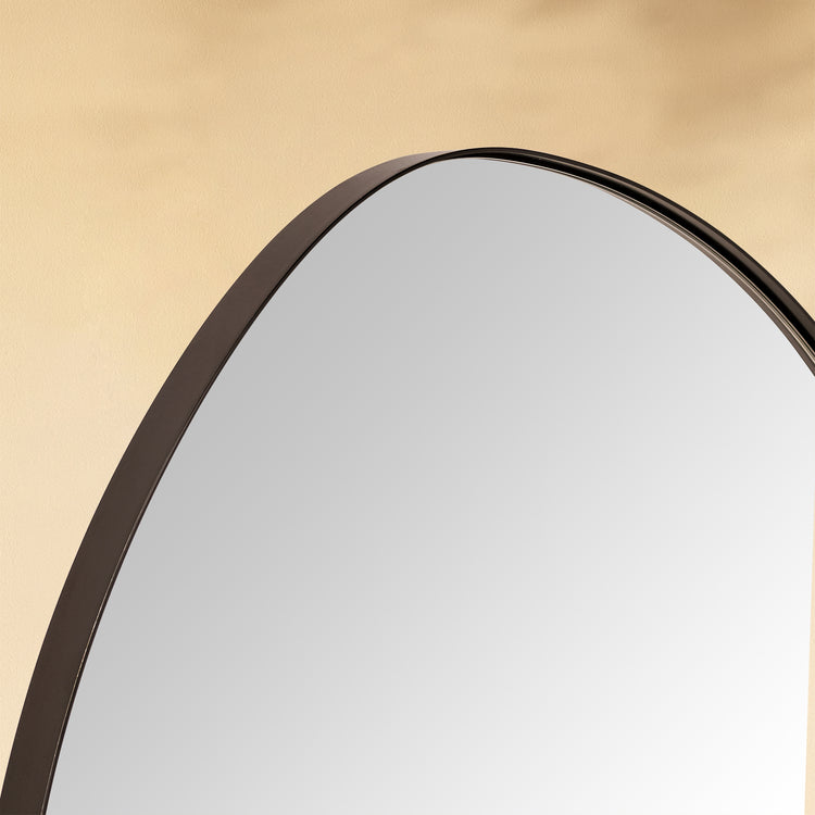 TEHOME Bertlinde Oil Rubbed Bronze Modern Irregular Wall Mirrors Detail View