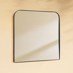 Bhargava Modern Arch Mantel Mirrors GC-0Y027 Black 30x34" TEHOME