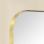 Bhargava Modern Arch Mantel Mirrors GC-0Y027 Black 30x34" TEHOME