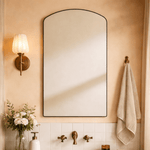 Biyron Modern Arch Wall Mirrors GC-0Y340 Black 24x40" TEHOME