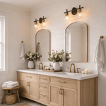 Biyron Modern Arch Wall Mirrors GC-0Y343 Brushed Gold 24x40" TEHOME