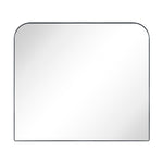 Amelie Modern Arch Large Mantel Mirrors GC-0Y127 Black 34x40" TEHOME