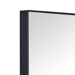 Aurielle Modern Rectangle Pivot Mirror 20x30" in Black GC-00223 TEHOME