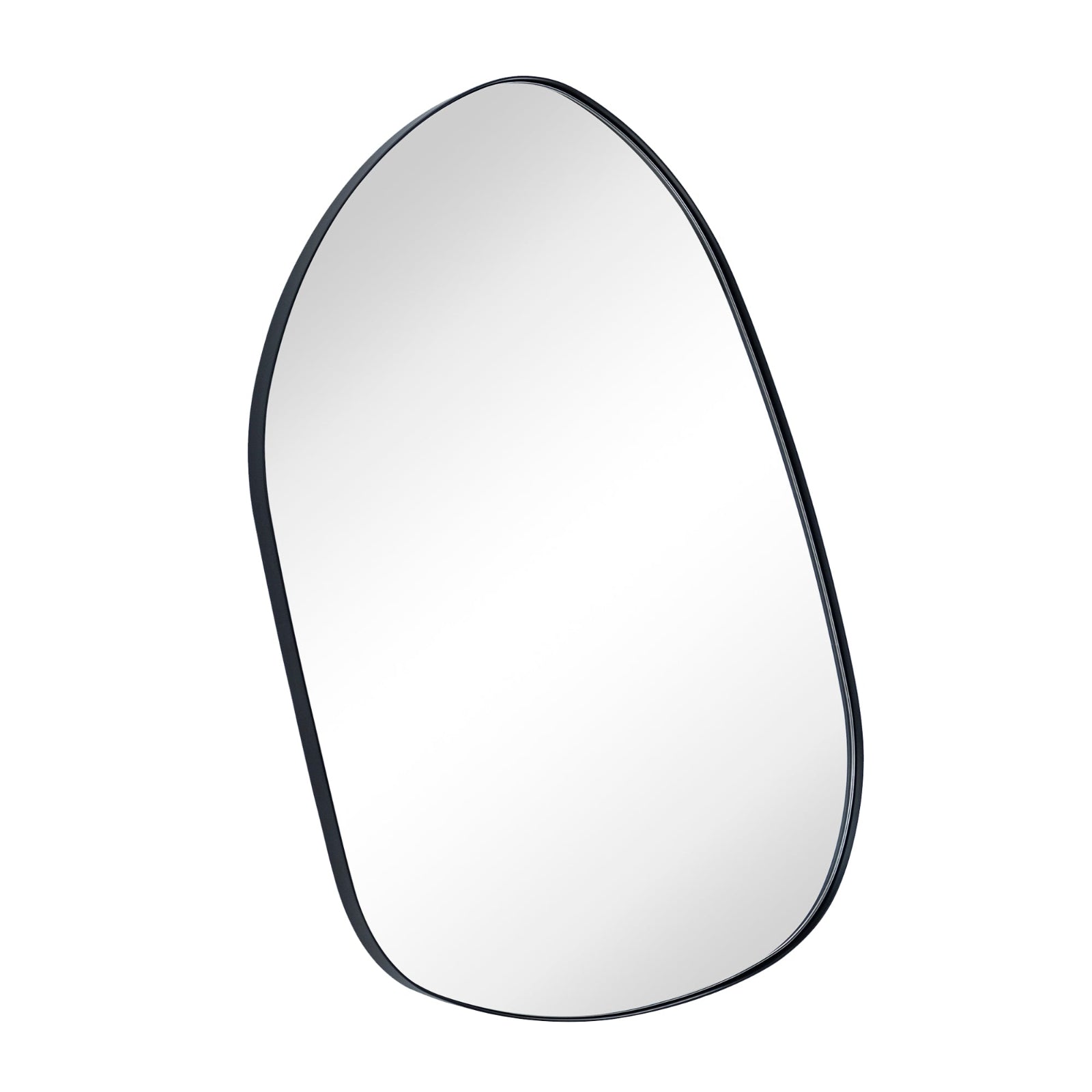 Floria Modern Irregular Large Wall Mirrors GC-0Y335 Brushed Gold 40x30" TEHOME
