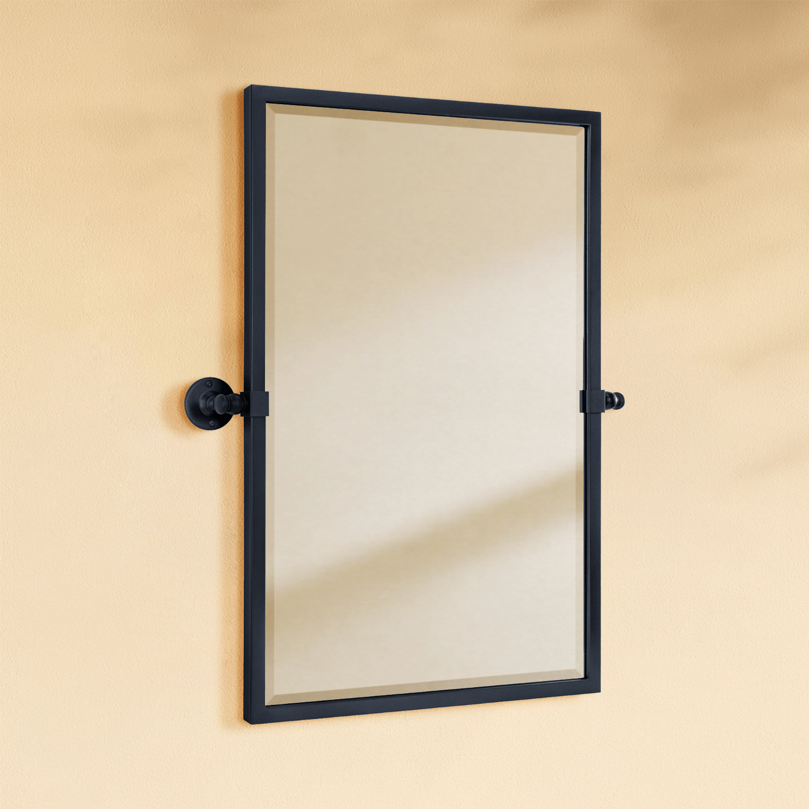 Blakley Modern Rectangle Bathroom Pivot Mirrors GC-00163 Chrome 24x36" TEHOME