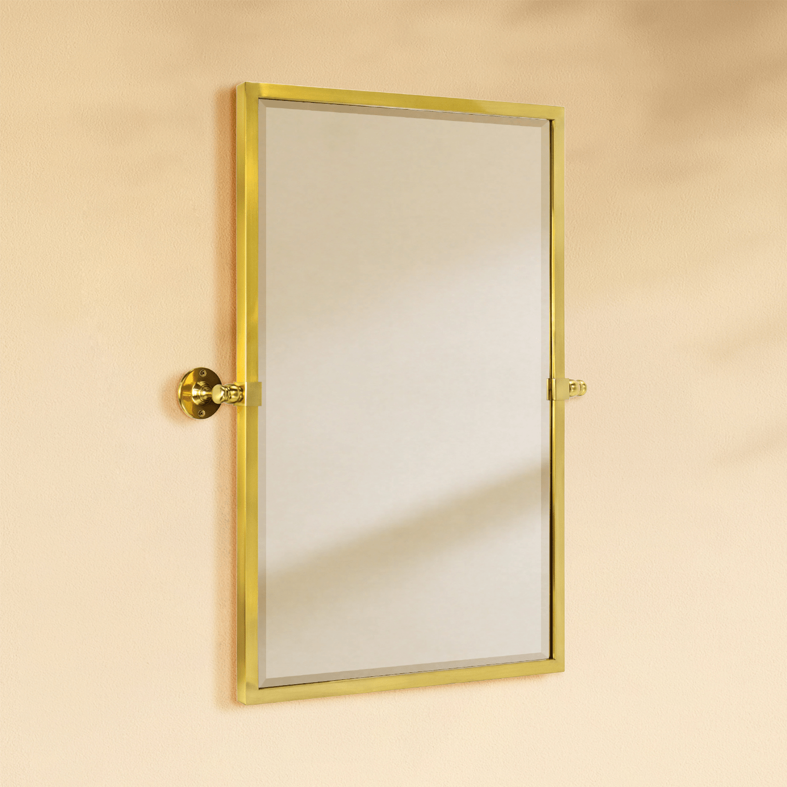 Blakley Modern Rectangle Bathroom Pivot Mirrors GC-00163 Chrome 24x36" TEHOME