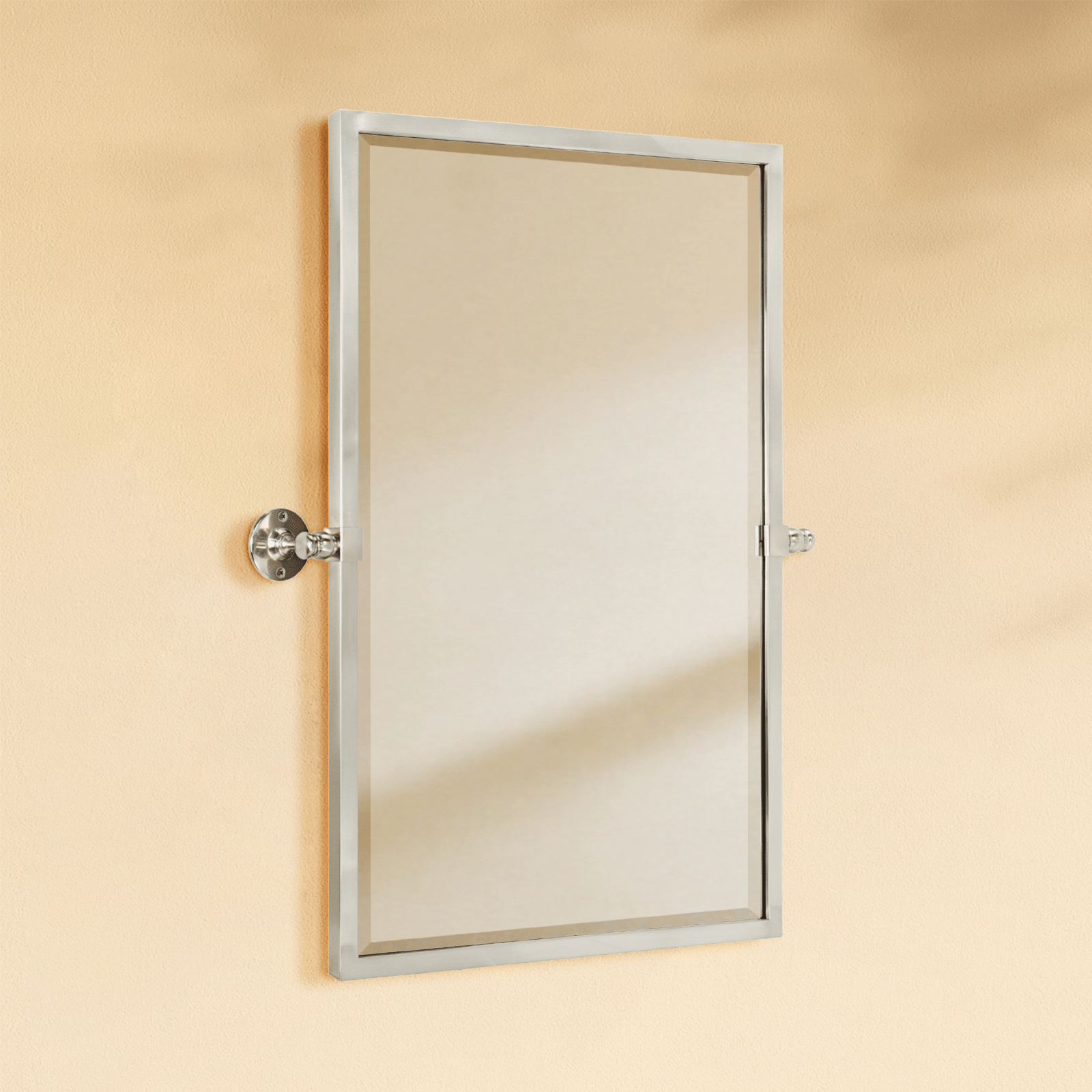 Blakley Modern Rectangle Bathroom Pivot Mirrors GC-00163 Chrome 24x36" TEHOME