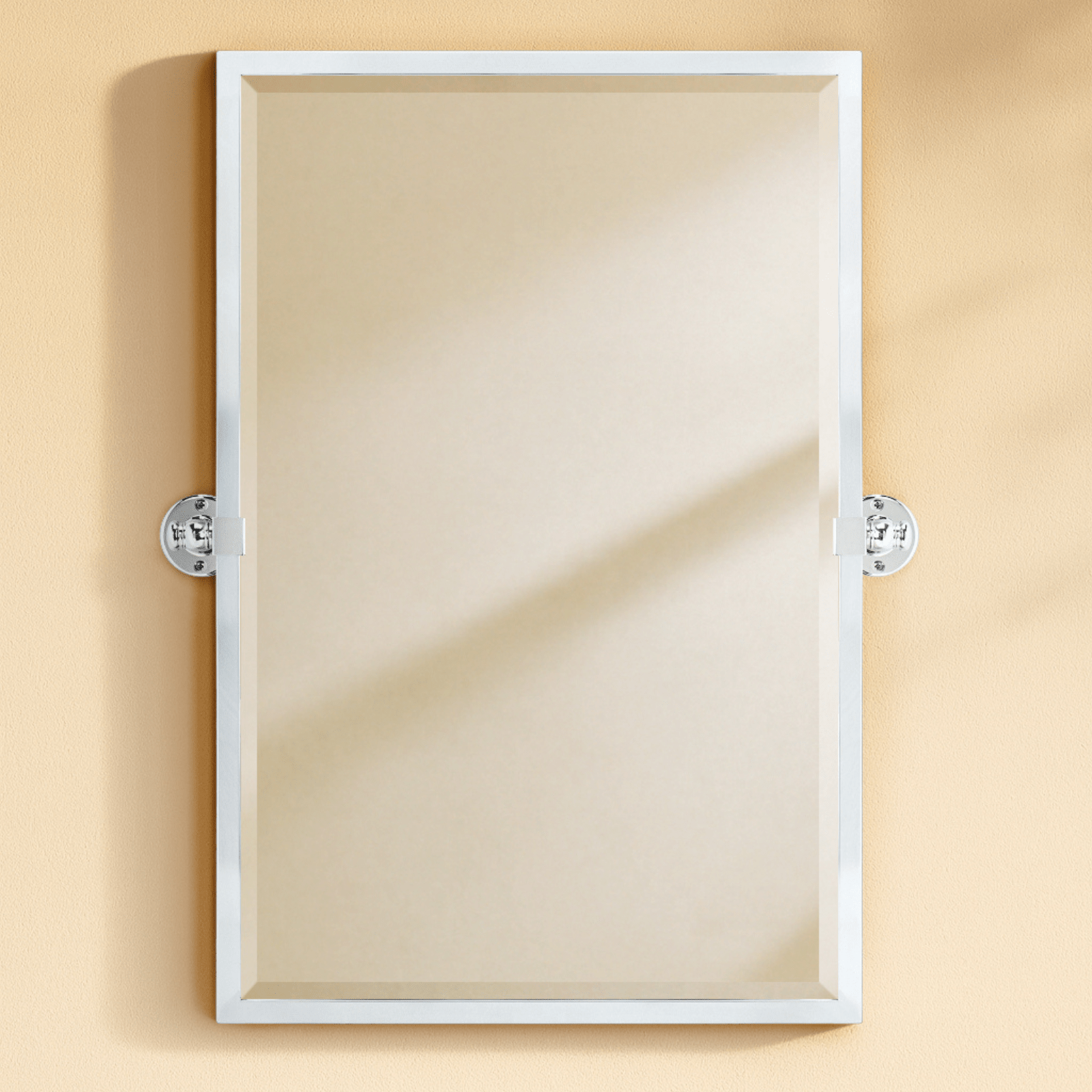 Blakley Modern Rectangle Bathroom Pivot Mirrors GC-00163 Chrome 24x36" TEHOME