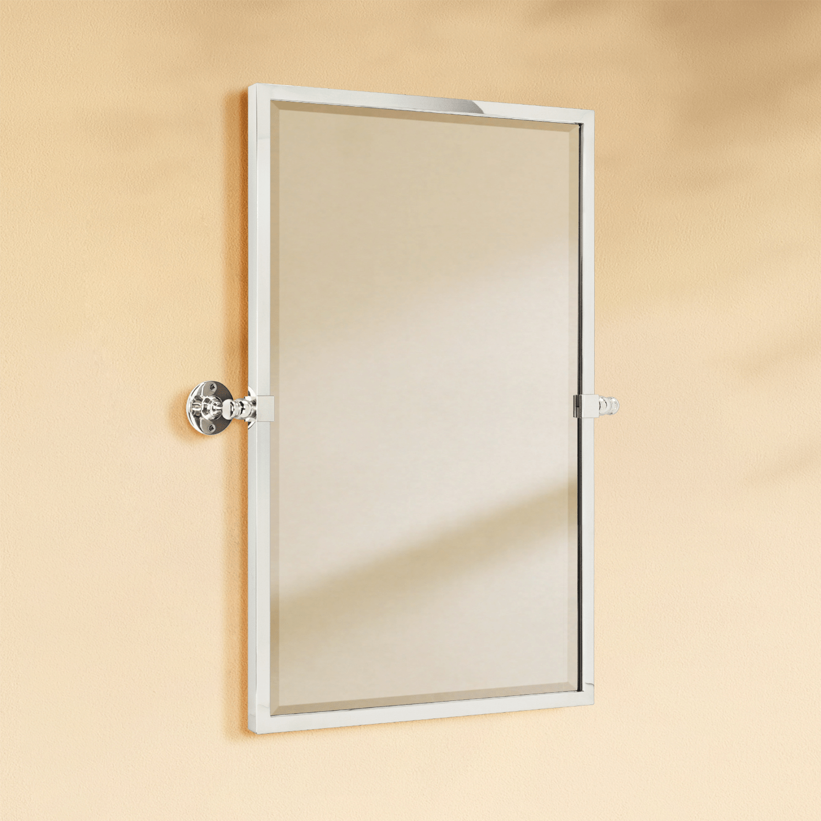 Blakley Modern Rectangle Bathroom Pivot Mirrors GC-00163 Chrome 24x36" TEHOME