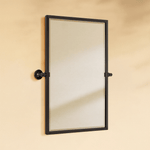 Blakley Modern Rectangle Bathroom Pivot Mirrors GC-00163 Chrome 24x36" TEHOME