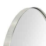 Roselle Modern Round Large Wall Mirrors GC-GW0049 Chrome 40x40" TEHOME