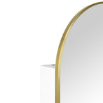 Dake Modern Arch Recessed and Surface Mount Bathroom Medicine Cabinet with Mirrors GC-XB0012 Brushed Gold 20x30" TEHOME