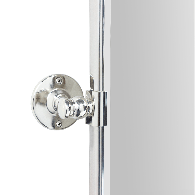 Pivot Brackets ZINCBRACKET-CHROMEX2-TYPEC Chrome TEHOME