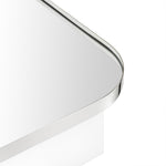 Mileta Mid - century Rectangle Recessed and Surface Mount Bathroom Medicine Cabinet with Mirrors GC-XB0015 Chrome 22x30" TEHOME