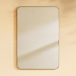 Claytin Modern Rectangle Frameless Recessed and Surface Mount Bathroom Medicine Cabinet with Mirrors GC-TC0019 White 20x30" TEHOME