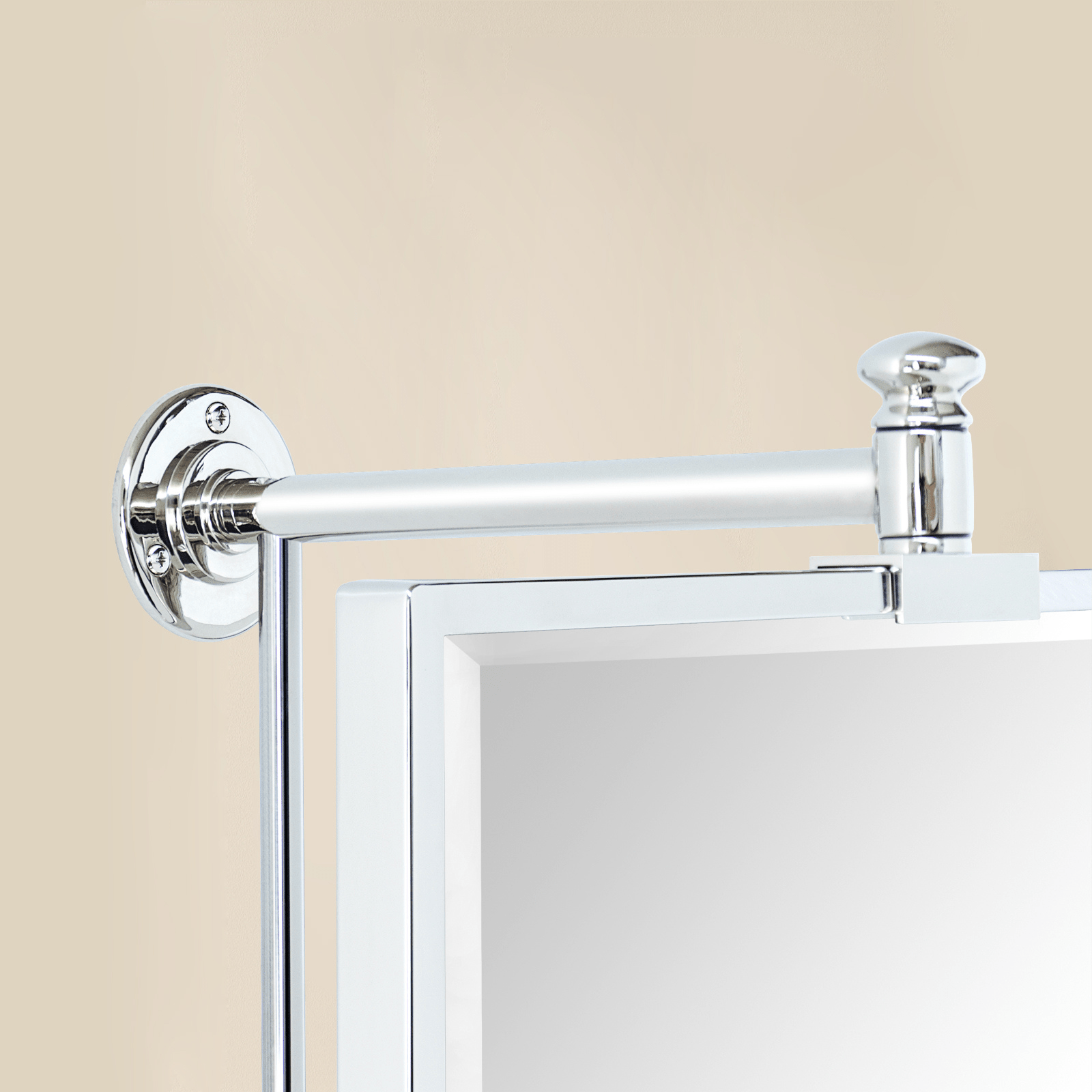 Corrente Modern Rectangle Bathroom Pivot Mirrors GC-00439 Chrome 14x22" TEHOME