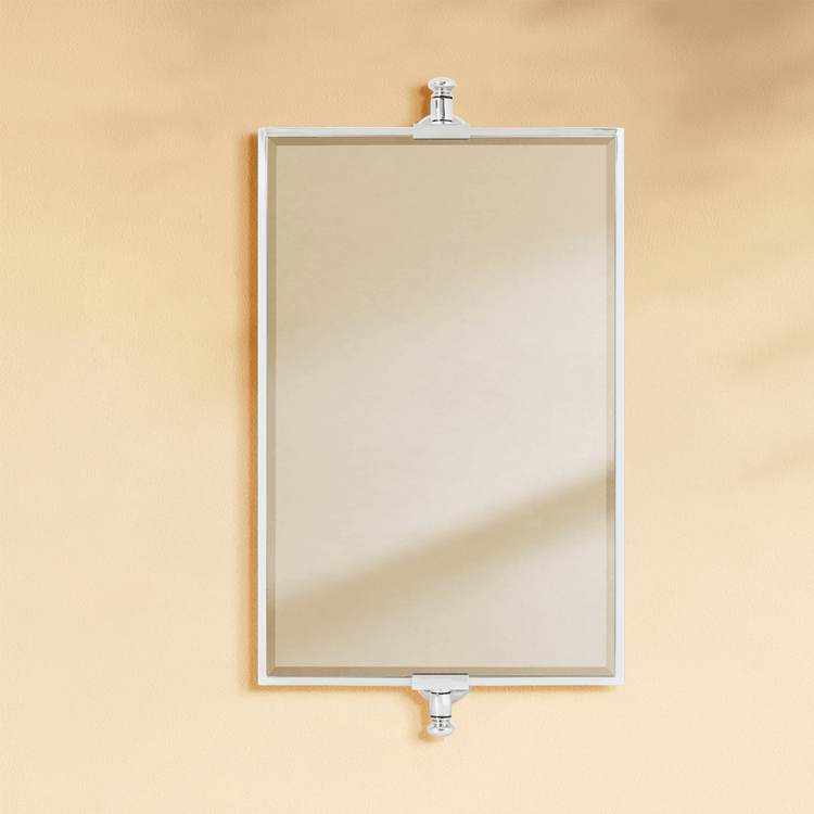 Corrente Modern Rectangle Bathroom Pivot Mirrors GC-00339 Chrome 14x22" TEHOME