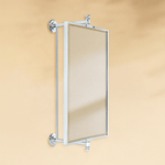 Corrente Modern Rectangle Bathroom Pivot Mirrors GC-00439 Chrome 14x22" TEHOME
