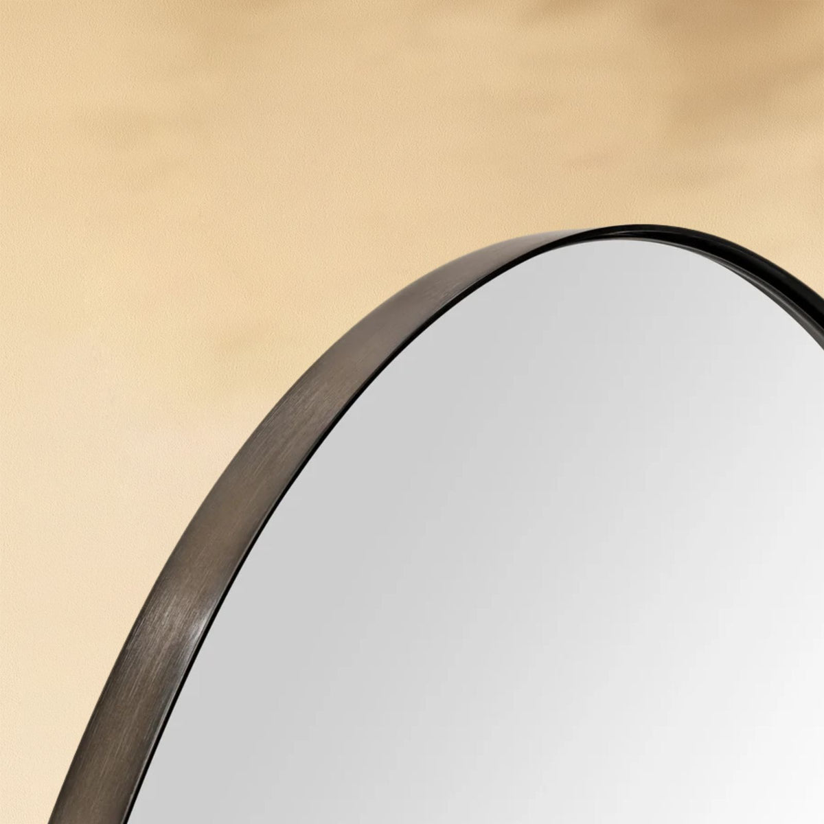 TEHOME Cristos Oil Rubbed Bronze Mid-century Pill Wall Mirrors Detail View