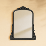 Cummons Vintage Arch Bathroom Mirrors VA0004 Black Foil 22x28" TEHOME