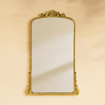 Cummons Vintage Arch Bathroom Mirrors VA0002 Gold Foil 22x28" TEHOME