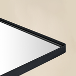 Dezerae Modern Arch Mantel Mirrors GC-0Y320 Black 32X40" TEHOME