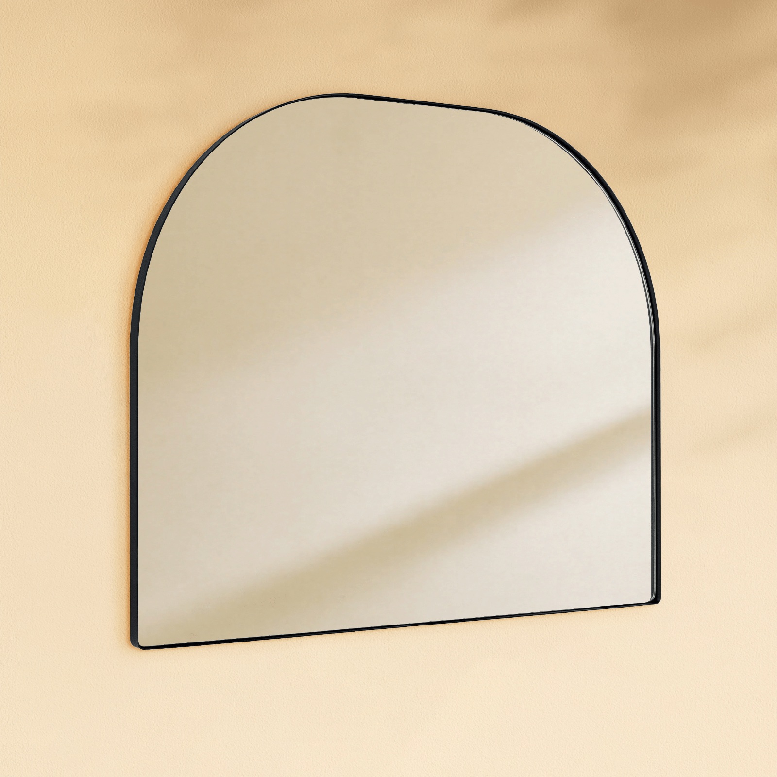 Dezerae Modern Arch Mantel Mirrors GC-0Y320 Black 32X40" TEHOME