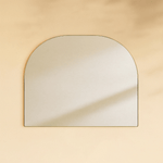 Dezerae Modern Arch Mantel Mirrors GC-0Y320 Black 32X40" TEHOME