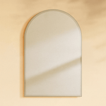 Emra Modern Arch Frameless Recessed and Surface Mount Bathroom Medicine Cabinet with Mirrors GC-TC0022 White 20x30" TEHOME