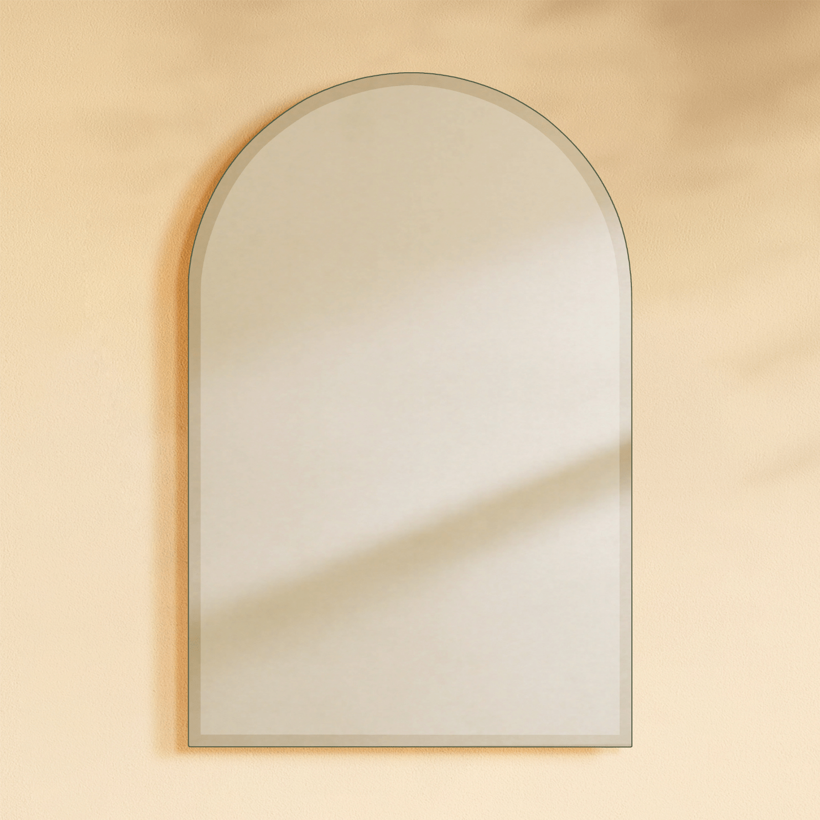 Emra Modern Arch Frameless Recessed and Surface Mount Bathroom Medicine Cabinet with Mirrors GC-TC0022 White 20x30" TEHOME