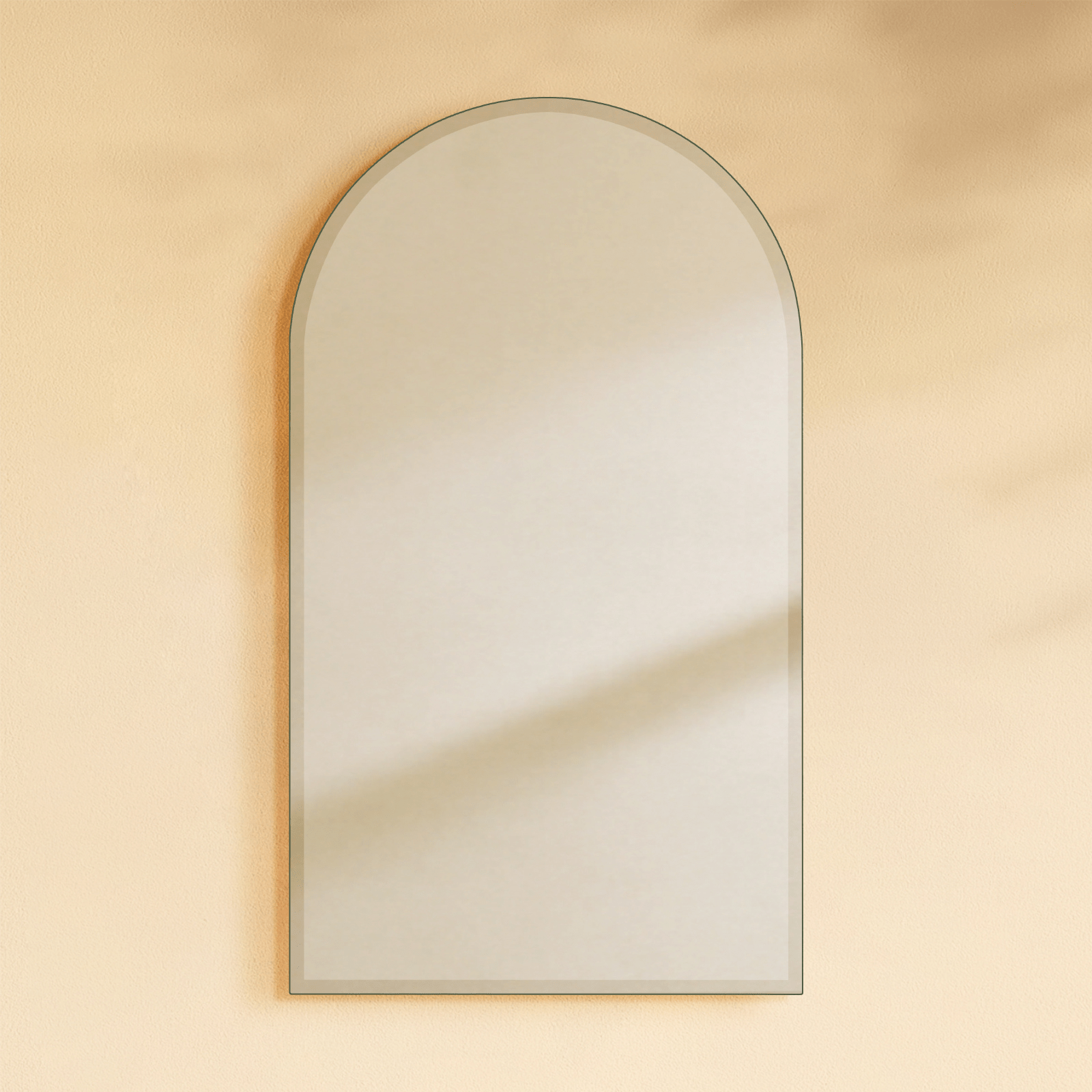 Emra Modern Arch Frameless Recessed and Surface Mount Bathroom Medicine Cabinet with Mirrors GC-TC0022 White 20x30" TEHOME